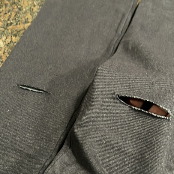 M Rena Distressed legging in black like denim look. One Size - Picture 4 of 5